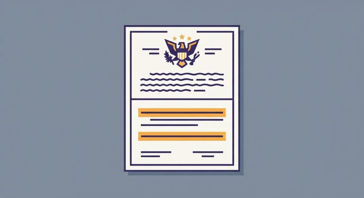 A formal government notice letter with a highlighted effective date and deadline line