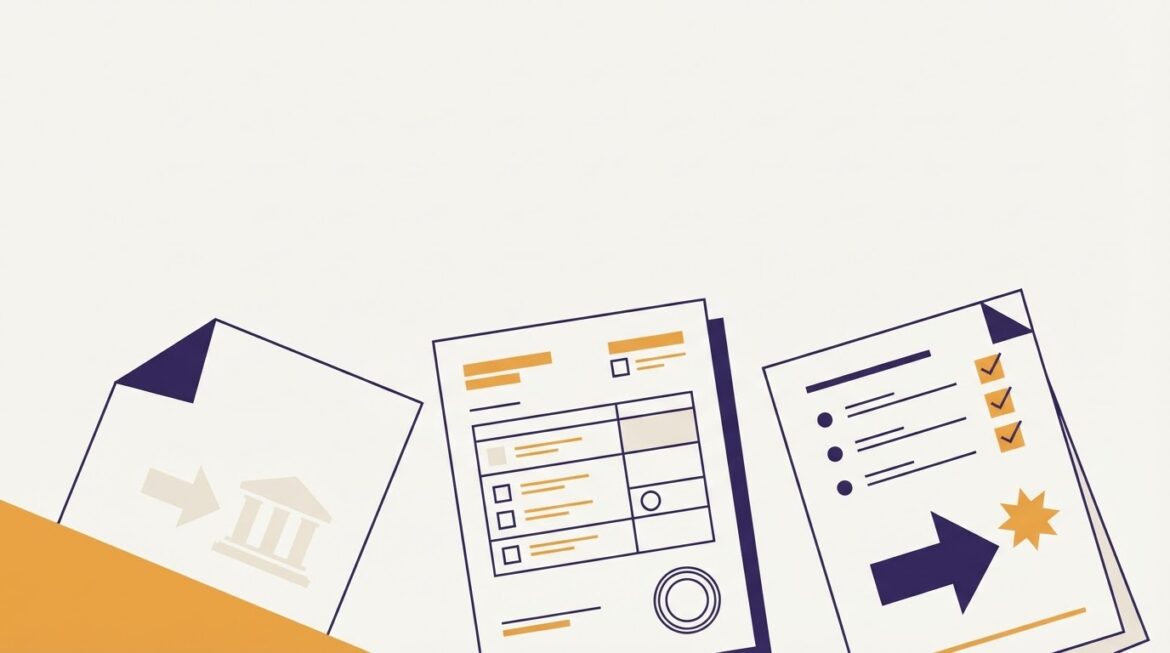A foster care payment letter and bank deposit record laid out next to a benefits verification checklist